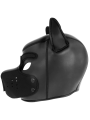 Darkness - Maschera Per Cani In Neoprene Con Muserola Rimovibile M - DARKNESS BONDAGE - Maschere e Cappucci | erosidea.com