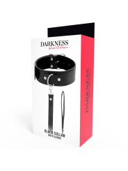 Darkness - Collana Postura Con Catena In Pelle - DARKNESS BONDAGE - Collari e Guinzagli | erosidea.com