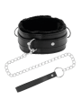 Darkness - Collana Per Postura Confortevole Con Catena In Pelle - DARKNESS BONDAGE - Collari e Guinzagli | erosidea.com