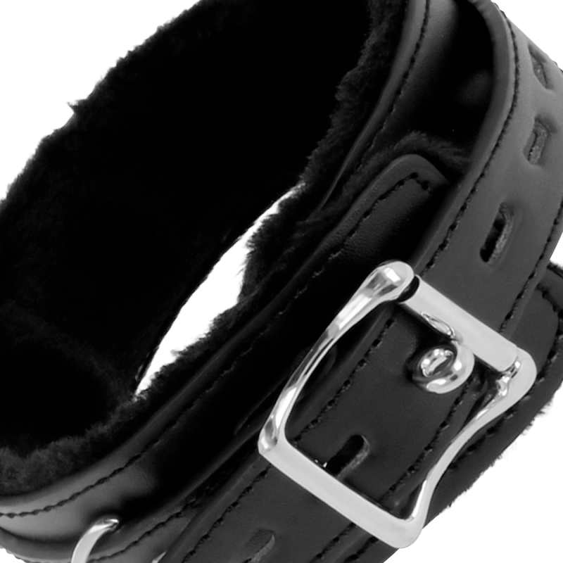 Darkness - Collana Per Postura Confortevole Con Catena In Pelle - DARKNESS BONDAGE - Collari e Guinzagli | erosidea.com