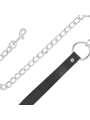 Darkness - Collana In Morbida Pelle Con Catena - DARKNESS BONDAGE - Collari e Guinzagli | erosidea.com