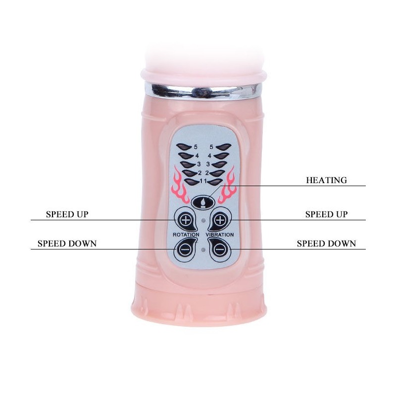 Vibratore Rabbit Heat Naught Riscaldante - BAILE - Vibratori Rabbit | erosidea.com