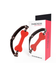 Darkness - Bavaglino In Silicone Red Bone - DARKNESS BONDAGE - Ball Gag e Bavagli | erosidea.com