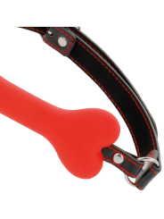 Darkness - Bavaglino In Silicone Red Bone - DARKNESS BONDAGE - Ball Gag e Bavagli | erosidea.com
