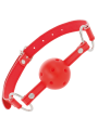 Darkness - Bavaglino Traspirante Rosso - DARKNESS BONDAGE - Ball Gag e Bavagli | erosidea.com