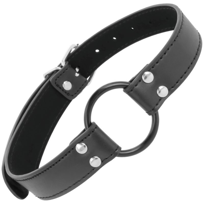 Darkness - Bavaglio Con Anello Diametro 36 Cm - DARKNESS BONDAGE - Ball Gag e Bavagli | erosidea.com