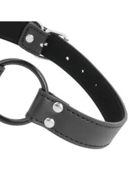 Kink - Bavaglio Lip 8 Cm Con Cinturino In Similpelle Rosso 63 X 2 Cm Regolabile 39-58 Cm - KINK COLLAR & GAG - Ball Gag e Bavagli | erosidea.com