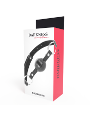 Darkness - Ball Gag Nera - DARKNESS BONDAGE - Ball Gag e Bavagli | erosidea.com