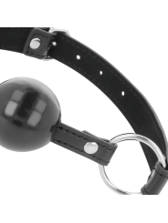 Darkness - Ball Gag Nera - DARKNESS BONDAGE - Ball Gag e Bavagli | erosidea.com