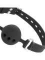 Darkness - Bavaglino In Silicone Traspirante Nero - DARKNESS BONDAGE - Ball Gag e Bavagli | erosidea.com