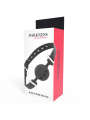 Darkness - Bavaglino In Silicone Traspirante Nero - DARKNESS BONDAGE - Ball Gag e Bavagli | erosidea.com