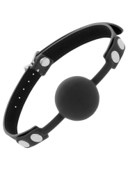 Darkness - Bavaglino In Silicone Nero - DARKNESS BONDAGE - Ball Gag e Bavagli | erosidea.com