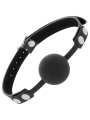 Darkness - Bavaglino In Silicone Nero - DARKNESS BONDAGE - Ball Gag e Bavagli | erosidea.com