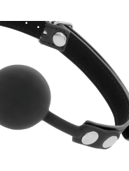 Darkness - Bavaglino In Silicone Nero - DARKNESS BONDAGE - Ball Gag e Bavagli | erosidea.com