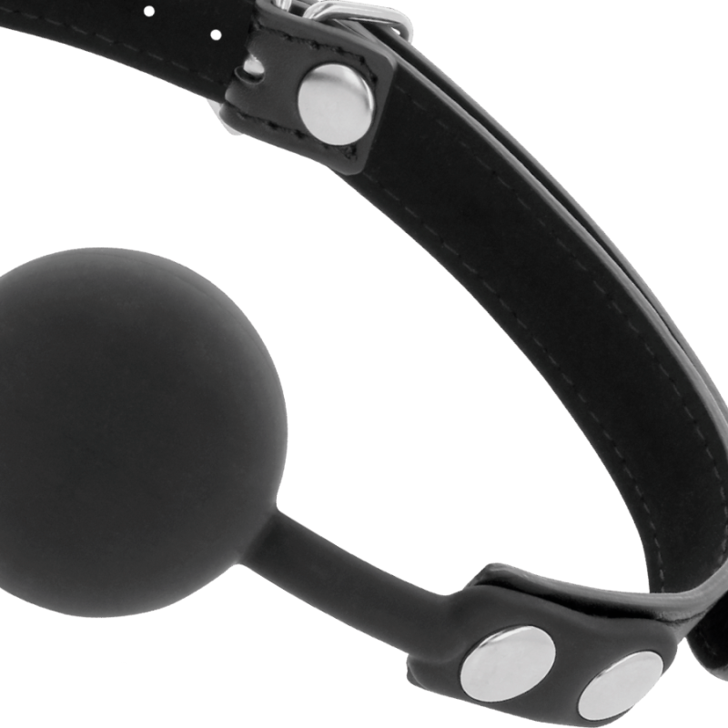 Darkness - Bavaglino In Silicone Nero - DARKNESS BONDAGE - Ball Gag e Bavagli | erosidea.com