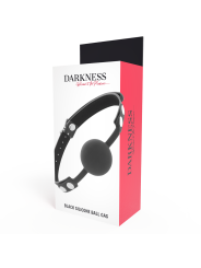 Darkness - Bavaglino In Silicone Nero - DARKNESS BONDAGE - Ball Gag e Bavagli | erosidea.com