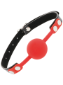 Darkness - Bavaglino In Silicone Rosso - DARKNESS BONDAGE - Ball Gag e Bavagli | erosidea.com