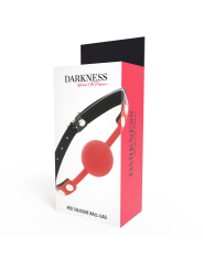 Darkness - Bavaglino In Silicone Rosso - DARKNESS BONDAGE - Ball Gag e Bavagli | erosidea.com
