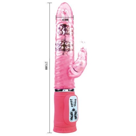 Vibratore Rabbit Baile Cute Passione Bunny 27Cm - BAILE ROTATIONS - Vibratori Rabbit | erosidea.com