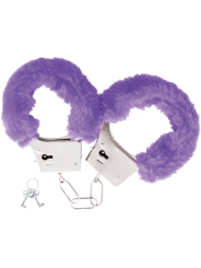 Darkness - Manette In Metallo Foderate Lilla - DARKNESS BONDAGE - Manette e Polsini | erosidea.com