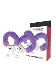 Darkness - Manette In Metallo Foderate Lilla - DARKNESS BONDAGE - Manette e Polsini | erosidea.com