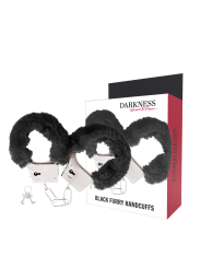 Darkness - Manette In Metallo Rivestite Nere - DARKNESS BONDAGE - Manette e Polsini | erosidea.com