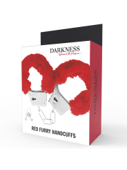 Darkness - Manette In Metallo Foderate Rosse - DARKNESS BONDAGE - Manette e Polsini | erosidea.com