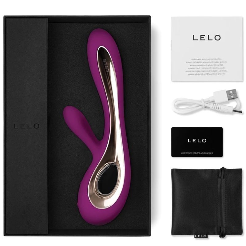 Lelo - Vibratore Soraya 2 Rabbit Deep Rose - Lelo - Vibratori Rabbit | erosidea.com