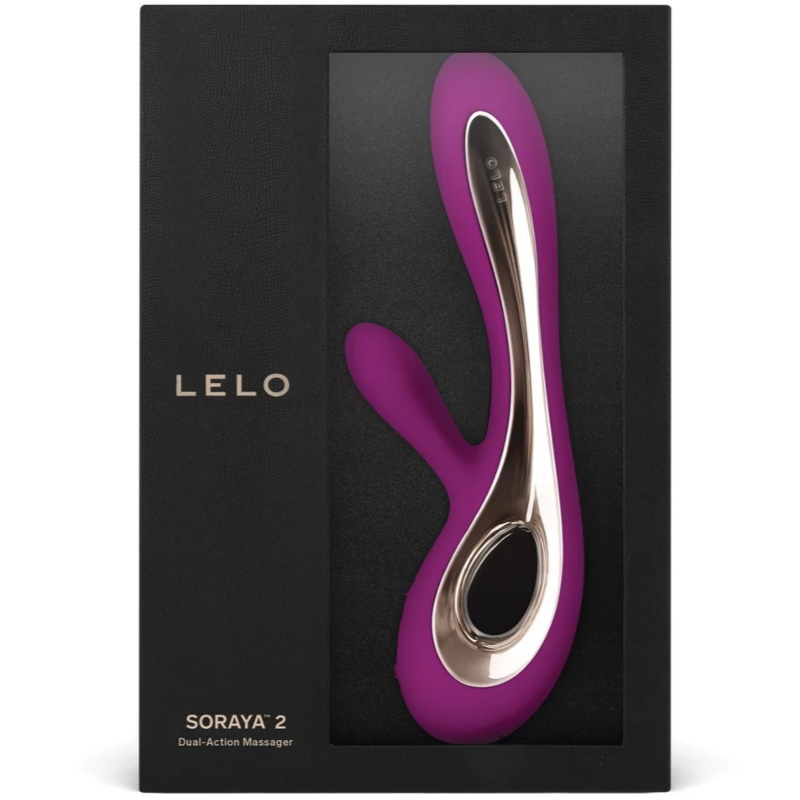Lelo - Vibratore Soraya 2 Rabbit Deep Rose - Lelo - Vibratori Rabbit | erosidea.com