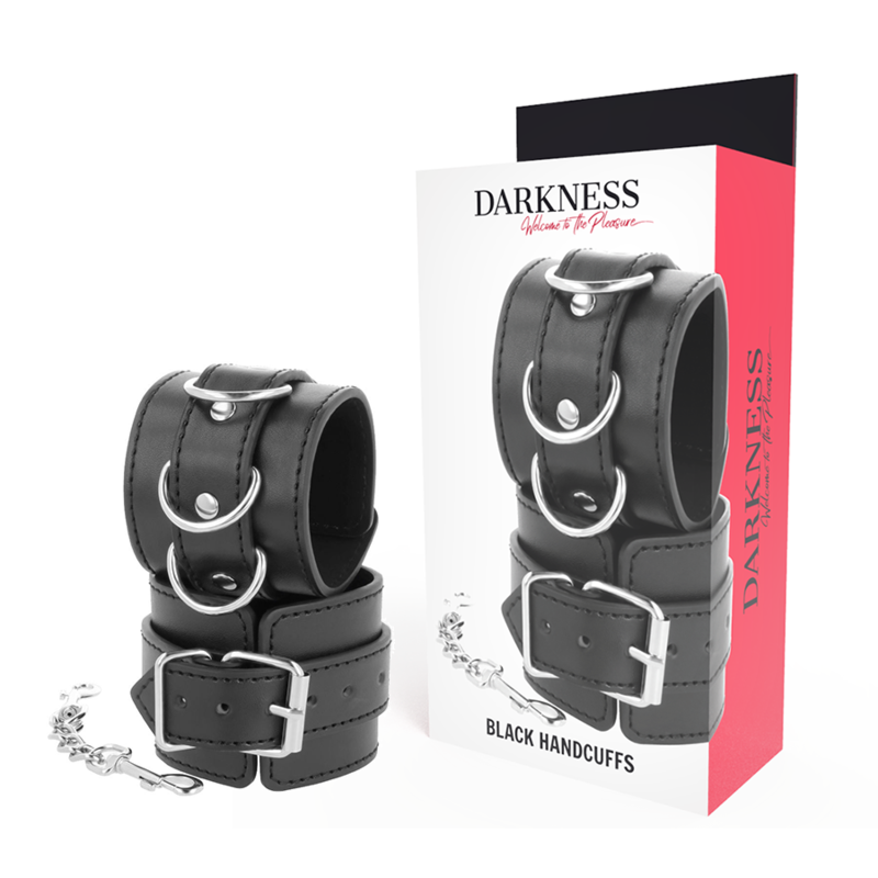 Darkness - Manette Nere - DARKNESS BONDAGE - Manette e Polsini | erosidea.com