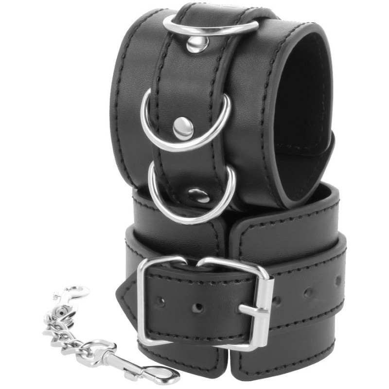 Darkness - Manette Nere - DARKNESS BONDAGE - Manette e Polsini | erosidea.com