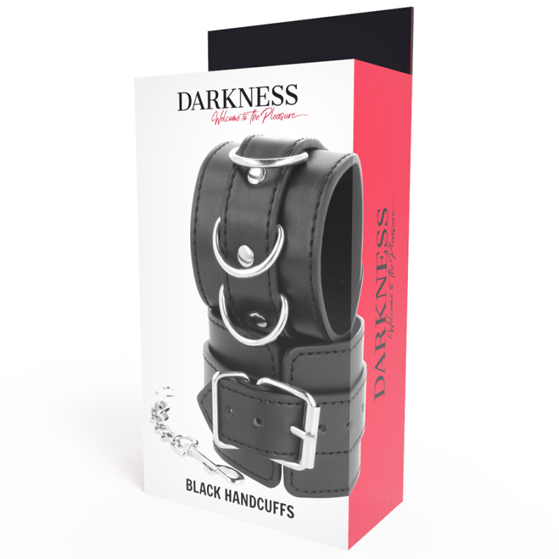 Darkness - Manette Nere - DARKNESS BONDAGE - Manette e Polsini | erosidea.com