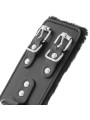 Darkness - Manette Nere Regolabili In Pelle Con Fodera - DARKNESS BONDAGE - Manette e Polsini | erosidea.com