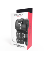 Darkness - Manette Nere Regolabili In Pelle Con Fodera - DARKNESS BONDAGE - Manette e Polsini | erosidea.com