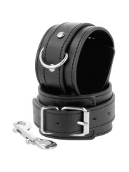 Darkness - Manette Nere Regolabili Con Doppio Nastro Di Rinforzo - DARKNESS BONDAGE - Manette e Polsini | erosidea.com