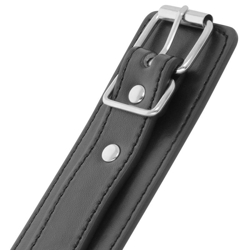 Darkness - Manette Nere Regolabili Con Doppio Nastro Di Rinforzo - DARKNESS BONDAGE - Manette e Polsini | erosidea.com
