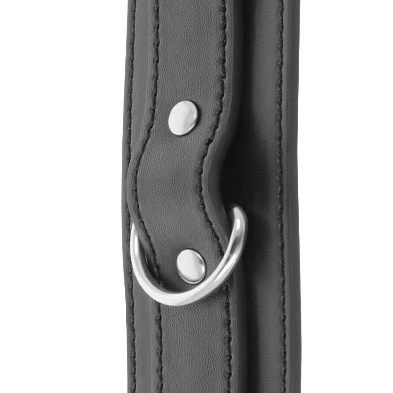 Darkness - Manette Nere Regolabili Con Doppio Nastro Di Rinforzo - DARKNESS BONDAGE - Manette e Polsini | erosidea.com