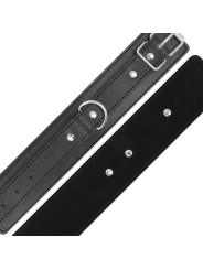 Darkness - Manette Nere Regolabili Con Doppio Nastro Di Rinforzo - DARKNESS BONDAGE - Manette e Polsini | erosidea.com