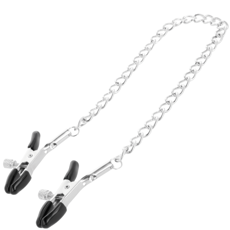 Darkness - Morsetti Per Capezzetti Regolabili In Metallo - DARKNESS SENSATIONS - Pinzette Capezzoli | erosidea.com