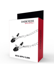 Darkness - Morsetti Per Capezzetti Regolabili In Metallo - DARKNESS SENSATIONS - Pinzette Capezzoli | erosidea.com