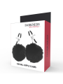 Darkness - Morsetti Per Capezzoli Con Pom Pom 1 - DARKNESS SENSATIONS - Pinzette Capezzoli | erosidea.com