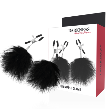 Darkness - Morsetti Per Capezzoli Pom-Pom 2 - DARKNESS SENSATIONS - Pinzette Capezzoli | erosidea.com