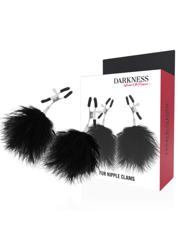 Darkness - Morsetti Per Capezzoli Pom-Pom 2 - DARKNESS SENSATIONS - Pinzette Capezzoli | erosidea.com