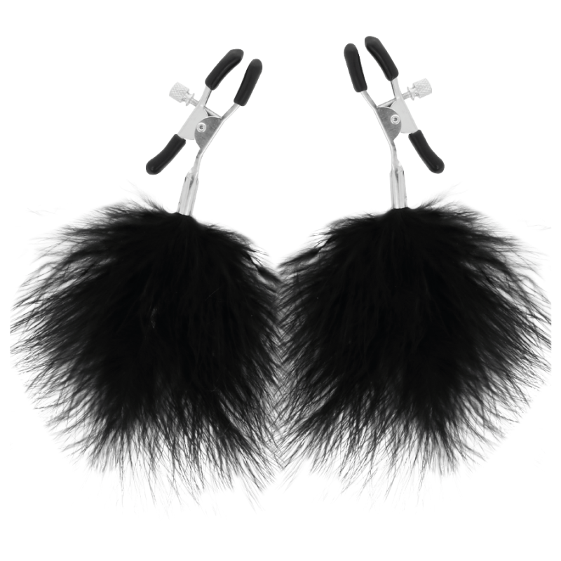 Darkness - Morsetti Per Capezzoli Pom-Pom 2 - DARKNESS SENSATIONS - Pinzette Capezzoli | erosidea.com
