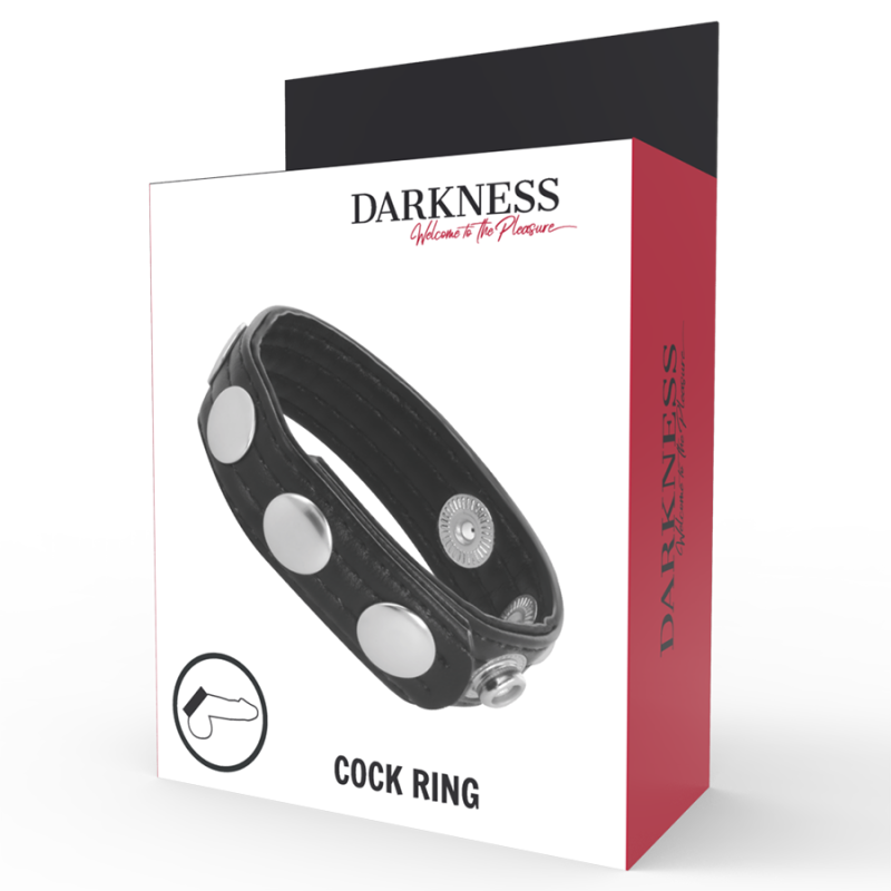 Darkness - Anello Di Erezione In Pelle - DARKNESS SENSATIONS - Anelli Fallici | erosidea.com
