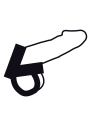 Darkness - Anello In Pelle Per Pene E Testicoli - DARKNESS SENSATIONS - Anelli Fallici | erosidea.com