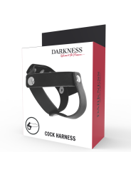 Darkness - Anello In Pelle Per Pene E Testicoli - DARKNESS SENSATIONS - Anelli Fallici | erosidea.com
