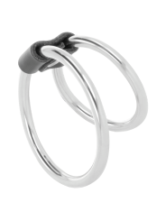 Darkness - Anello Per Pene Doppio In Metallo - DARKNESS SENSATIONS - Anelli Fallici | erosidea.com
