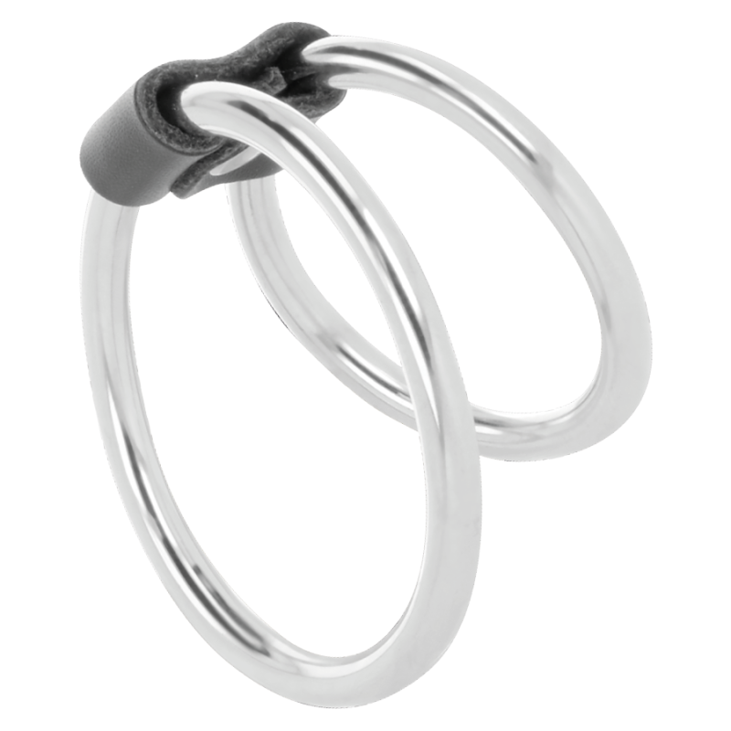 Darkness - Anello Per Pene Doppio In Metallo - DARKNESS SENSATIONS - Anelli Fallici | erosidea.com
