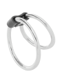 Darkness - Anello Per Pene Doppio In Metallo - DARKNESS SENSATIONS - Anelli Fallici | erosidea.com